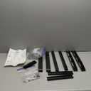 AX WABER Universal TV Stand, Table Top TV Stand Base Wobble-Free Replacement for Most 24 to 80 Inch LCD LED TVs, 7 Height Adjustable TV Legs Hold up to 150lbs, Max VESA 800x500mm, Black AX10TB02