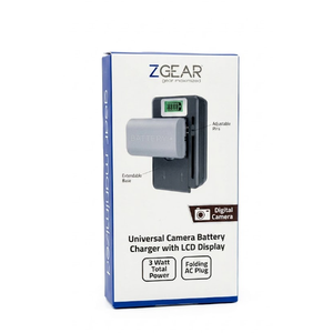 Have one to sell?
Sell one like this
Sell something else
Share
ZGEAR - Universal Camera Battery Charger W/LCD Charge Display
