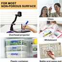 Shuttle Art Wet Erase Markers, 15 Pack Red 1mm Fine Tip Smudge-Free Markers, Use on Laminated Calendars, Overhead Projectors, Schedules, Whiteboards, Transparencies, Glass, Wipe with Water