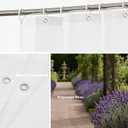 Batmerry European Flowers Scenery Garden Decoration Shower Curtain, Colourful English Summer Garden Path Arch Decor Shower Curtain for Shower Stall Bathroom Waterproof of Standard Size 72x72 Inch