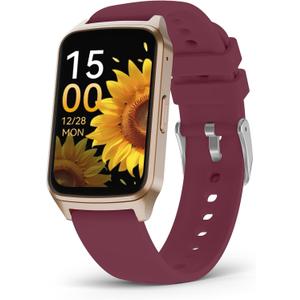 Smart Watch Fitness Tracker with 24/7 Sleep Monitor, 110+ Sports Modes, Step Calorie Counter Pedometer IP68 Waterproof (Beige, 1.57)