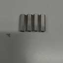 PATIKIL 1/4"-20 UNC 304 Stainless Steel Hex Coupling Nuts, 10Pcs 1.2" Length Fully Threaded Rod Coupling Nut Studding Connector Fasteners, Silver Tone