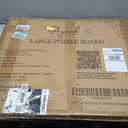 1000 Piece Rotating Puzzle Board with Drawers and Cover - 4 Drawers, Wooden Jigsaw Puzzle Table | 30 X 22| Jigsaw Puzzle Board - Portable Puzzle Tables for Adults and Kids by Beyond Innoventions, Large