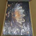 SIXTTART Lotus Flower Wall Art Bedroom Decor - Floral Pictures for Living Room Wall Decoration - Home Office Decor for Women Size 20" x 40"