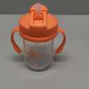 Dr. Brown's Milestones Baby's First Straw Cup, Training Cup with Weighted Straw, 9oz/270mL, Coral, BPA Free, 6m+