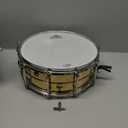 EASTROCK Snare Drum 14 X5.5 Inches Professional Snares for Drummer, Adult, Advanced Drum Set Snare Drums (Brass Color)