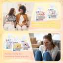 Hotop 20 Set Positive Gifts Bulk Mini Devil Plush Keychains with Cards and Bags, Inspirational Appreciation Monster Gifts for Employee Coworker Students Teacher Thanksgiving Christmas Class Prizes