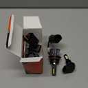 Compatible For 2002-2005 Dodge RAM 1500 2500 3500 High/Low Beam Fog Light Bulbs Kit, 600% Brightness 6500K White, Plug-N-Play, Pack of 4