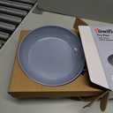 Stainless Steel Nonstick Frying Pan,8 Inch Healthy Non Toxic Ceramic Coating Cookware Works on Induction, Electric Stove and Gas Cooktops,PTFE PFAS PFOA Free Skillet,Dishwasher&Oven Safe (Blue)