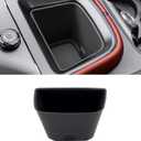 Black Cup Holder Compatible with Porsche Cayenne 2024 Center Console Cup Holder InsertCompatible with 2024 Cayenne Center Console Interior Accessories (for Cayenne 2024 Black)