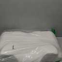 Osteo Cervical Pillow for Neck Pain Relief, Hollow Design Odorless Memory Foam Pillows with Cooling Case, Adjustable Orthopedic Bed Pillow for Sleeping, Support for Side Back Sleepers (Standard High(24.5*16.5*5.2/4.1 inches), White)