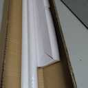 Curtain Rod 72-144 Inch, 1" Diameter Curtain Rods for Windows, Heavy Duty Long Drapery Rod with Brackets for Bedroom, Living Room, Kitchen, Patio(White)