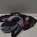 Women's Floral Print Puff Sleeve Kimono Cardigan Loose Cover Up Casual Blouse Tops, S