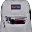JanSport SuperBreak One Backpack - Durable, Lightweight Bag with 1 Main Compartment, Front Utility Pocket with Built-in Organizer, Premium Backpack, Grounded Grey, One Size