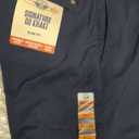 DOCKERS Mens Signature Go Slim Fit Khaki Smart 360 Tech Pants (34W x 29L, Navy Blazer)