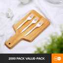 Disposable Plastic Forks Bulk 2000 Pack,White Plastic Forks for Restaurant Supply, Catering, Takeout, Food Truck, Buffet & Party