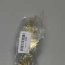 Refila Curtain Holdbacks Vintage Leaf Design Curtain Drapery Tie Back - 2PCS (Gold)