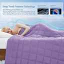 Topcee Weighted Blanket for Adults (20 lbs, 60" x 80") Queen Size Soft Cooling Heavy Blanket Sleeping, Apply to 190-210 lbs Body, Thick Breathable Blanket with Glass Bead, Easy Care