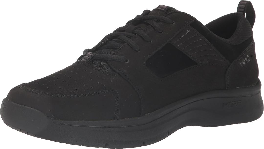 Nunn Bush Men's Mac Moccasin Toe Oxford Lightweight Comfortable Leather Walking Shoe Lace Up (7, Black)