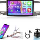 [2G+64G] Car Radio for Toyota Corolla E120 2002-2006 (RHD) - 9 inch Android 13 Touch Screen Stereo - Wireless Carplay & Android Auto, EQ Audio, Wi-Fi, GPS, Mirror Link, SWC + AHD Backup Camera