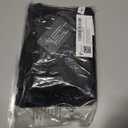 2025 Women's Stretchy Denim Skirt High Waisted Cargo Skirt Y2k Casual Mini Skirt Cute Jean Skirt with Pockets (Black)