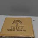 TKYGU 4x6 Picture Frame with Real Glass, 4 set Ornate Vintage Picture Frames for Wall or Tabletop Display, Gold 4 x 6 Frame for Wall home best gift