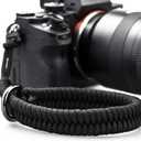 Camera Wrist Strap for DSLR Mirrorless Camera, Quick Release Camera Hand Strap with Safer ConnectorBlack