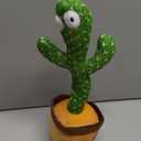 Rechargeable Dancing Talking Cactus Toy Mimics back, Singing Cactus Baby Toy, Educational Baby Toys 18 months+ w/ 51 English Songs, 1 Year Old Girl Gifts, Toys for Baby Boy, Toddler Infants