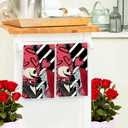 Happy Valentines Day Kitchen Towels Decorative Set Galentines Day Dish Towels Wedding Anniversary Red Heart Decor Happy Valentine's Day Decorations for Home