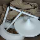 Adesso Floor Lamp with Scratch Proof and Corrosion Resistant Body - Perfect Lighting for Bedroom, Living Room and Corner Decor, Matte White