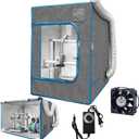 3D Printer Enclosure with Ventilation, Fireproof Dustproof Tent Constant Temperature Protective Cover Large Size,Noise Reduction Enclosure for Bambu Lab A1,A1 Mini