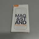 QTlier for iPhone 16 Case, 360 Rotatable Ring Stand, Raised Camera Frame, Shockproof Case Compatible with MagSafe, Case for iPhone 16, Translucent Avocado Green