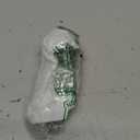 Mega Handles Knurled Baseboard Door Stopper - Heavy Duty Door Stoppers for Bottom of Door, Zinc Alloy Door Stops with Rubber Tip - Satin Brass (1 Pack)