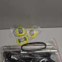 Electric Diamond Polisher Machine+Telescopic Rod 3800W 6 Speed Gears Triple Head Concrete Diamond Grinder for Metal,Stone,Cement Brick Surface Grinding,Epoxy Resin Removal Rock Granite