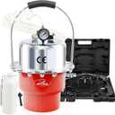 JoyFans Brake Bleeder Kit, Portable Air Pressure Pneumatic Brake Bleed System, Master Cylinder Brake & Clutch Fluid Bleeding Tool Set with Bleeder Machine, Collection Bottle and Adapters