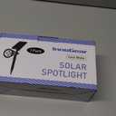 InnoGear Solar Spot Lights, Outdoor Solar Lights Solar Spotlights Flag Pole Light Waterproof Landscape Lighting Outside for Flag Uplighting Backyard Patio Pathway Statue Palm Tree Sign, Cool White