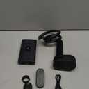 Gooseneck Tablet Holder for Kindle Reading in Bed with Page Turner Remote, Hands Free Desk Bedside Lazy Arm Stand for Kindle Accessories, Gifts for Readers (Glossy Black)