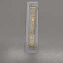 CTYBB Bling Diamond Band Compatible with Apple Watch Bands for Women 42mm 44mm 45mm 46mm Series 11 10 9 8 7 6 5 4 SE 3 2 1, Sparkle Metal Bracelet Wristband, Cute Lucky Clover Dressy iWatch Band,Gold/White