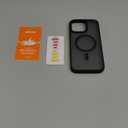 TORRAS for iPhone 16 Pro Case Translucent Matte Black | Compatible with MagSafe, Military Grade Drop Protection, Stronger Magnetic, Shockproof Airbag, Camera Control, Color Buttons, Slim Anti-Scratch