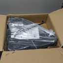 Fire Pit Spark Screen, 24Inch Fire Pit Lid Outdoor with Handle & Poker, Heavy-Duty Mesh Firepit Cove with 12 Reinforced Bars for Backyard/Beach/RV Camping