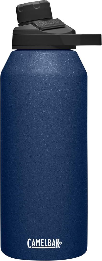 CamelBak Chute Mag Vacuum Insulated Stainless Steel Water Bottle, Magnetic Leak‑Resistant Cap for Everyday Hydration, 40oz, Navy