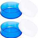 Angoily Finger Tip Moistener for Money Counting with Sponge Container Hand Wet Device for Banking Cash Handling and Paper Sorting 2.68X2.68X1.02 Inches