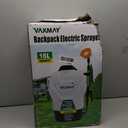 VAXMAY Backpack Sprayer 4.2 Gallon Battery Powered, 100 PSI Electric Garden Sprayer Works with Makita 18V Battery, Weed Lawn Yard Sprayer with 42" Telescopic Wand, 5 Nozzles, 2.5Ah Battery & Charger