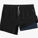 maamgic Mens 5" Gym Running Shorts for Men 2 in 1 Quick Dry Workout Athletic Shorts Size M