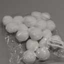 PATIKIL 2inch Pom Poms for Crafts, 20pcs Large Pompoms for Crafts Puff Balls Bulk High Elasticity Fuzzy Balls for Hats Christmas Art DIY, White