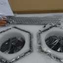 Black Pendant Lights Kitchen Island 2 Pack, Modern Crystal Chandeliers, Mini Hexagonal Pendant Light Fixture, Adjustable Hanging Ceiling Light for Kitchen Island Dinning Room Sink Bedroom