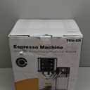 TENKER Espresso Machine, 20 Bar Cappuccino Machine with Automatic Milk Frother, 3-in-1 Coffee Machine, 1350W Dual Boiler Latte Maker, Touchscreen Espresso Coffee Maker, Stainless Steel (Bright)