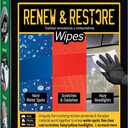 2 x Turtle Wax 54349 Renew and Restore Wipes, Car Paint Scratch Removal, Works on Water Spots, Headlight Oxidation, Glass, Metal and More, Pack of 8 Wipes