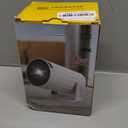 LJYT mini projector, 1080P Portable Projector, Support 4KWiFi 6, Android 11 ,200 ANSI Lumens, Auto Keystone, Bluetooth 5.4, 210 Rotation, Compatible with TV Stick/HDMI/USB/Smartphone (White)