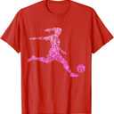 Soccer Women Girl Youth Player T-Shirt M